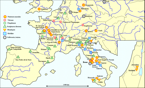 Répartition archéologie
