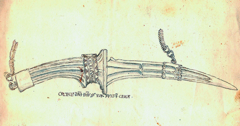 Fig. 1 : Pfalzel, église. Couteau de Pâque