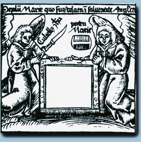 Fig. 3 : Trèves, Saint-Maximin. Plaquettes identifiant les reliques de l’église