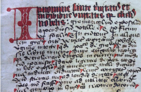 Fig. 6 : Grammaire du XIVe siècle (San Isidoro de León, cod. 39A)