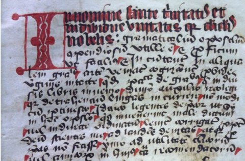 Fig. 6 : Grammaire du XIVe siècle (San Isidoro de León, cod. 39A)