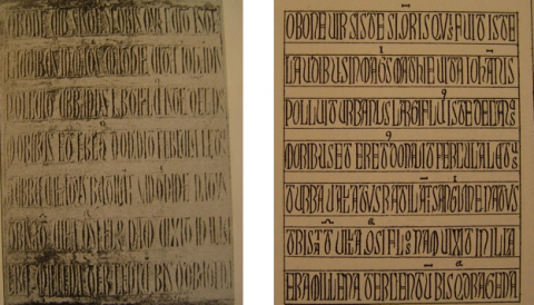 Fig. 7b : Inscription funéraire du chanoine Juan, Cathédrale d’Oviedo