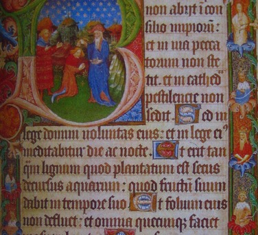 Fig. 9 : Exemple d’écriture gothique textualis libraria