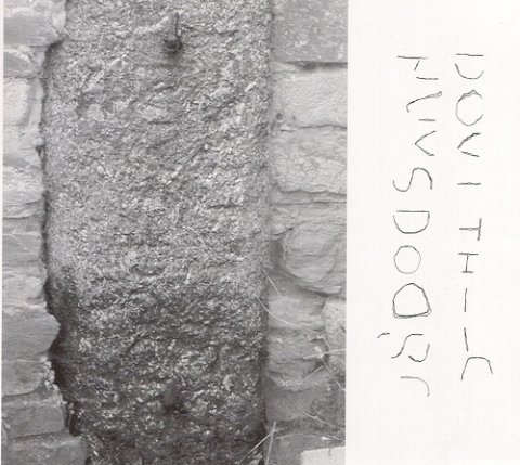 Fig. 8 : St-Columb Major, Cornouailles, ferme Bosworgey, inscription de Dovithus, fils de Dociscus