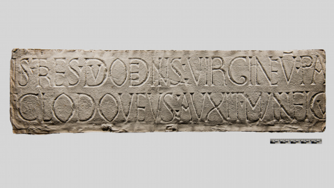 Fig. 6 : Estampage de l’inscription de Moissac, n° 8.